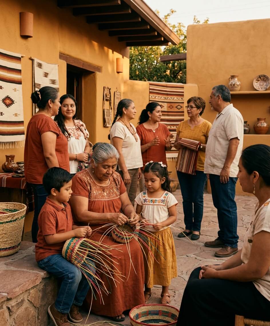 Comunidad mexicana que teje la identidad cultural de la nación